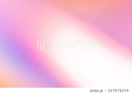 ピンク系レインボーカラーイメージ　背景素材 107678254