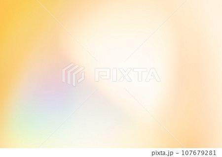 オレンジカラー系レインボーカラーイメージ　背景素材 107679281