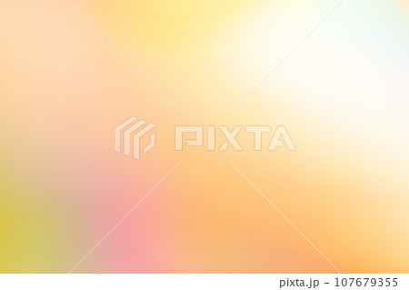 オレンジカラー系レインボーカラーイメージ　背景素材 107679355