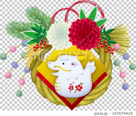 辰 正月飾り 辰 正月飾り 107679429