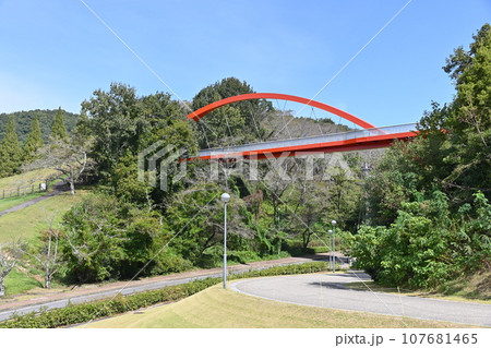 鞍ヶ池公園内の虹のかけ橋 107681465
