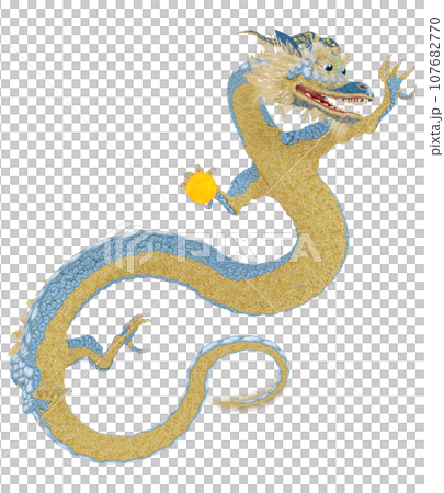 Realistic dragon illustration Realistic dragon illustration 107682770