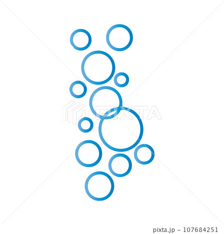 Bubble water vector illustration Bubble water vector illustration 107684251