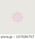 花のロゴ 107686707