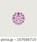 花のロゴ 107686710