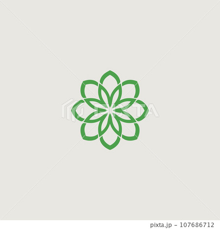 花のロゴ 花のロゴ 107686712