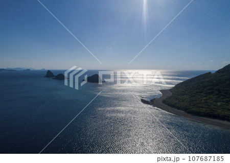 ドローで撮る甘い大島の風景 ドローで撮る甘い大島の風景 107687185