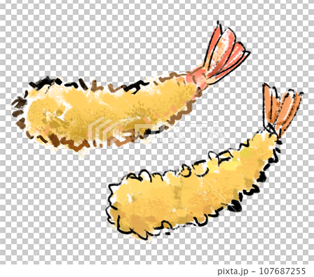 Shrimp tempura 107687255