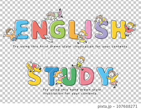 英語と子供たちのイラスト 英語と子供たちのイラスト 107688271