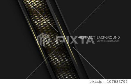 Abstract grey gold glitter light black shadow line slash dynamic geometric with blank space design modern luxury futuristic background Abstract grey gold glitter light black shadow line slash dynamic geometric with blank space design modern luxury futuristic background 107688792
