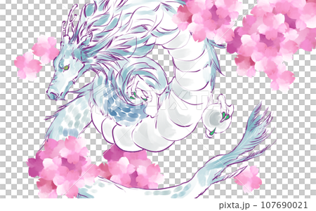 龍玉を手に吠える青龍 107690021