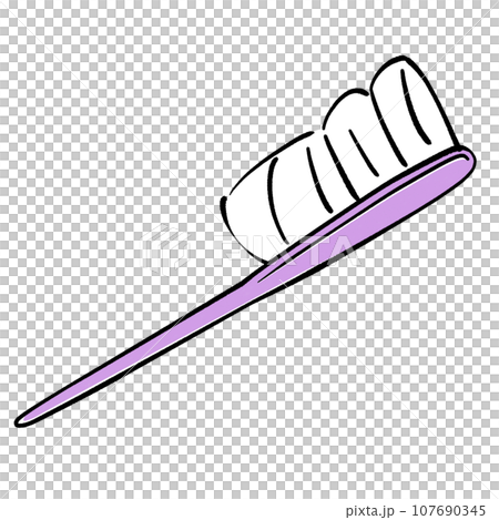 ヘアブラシのイラスト 107690345