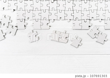 Puzzle game pieces 107691303