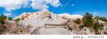 Sand mountain under clear blue sky Sand mountain under clear blue sky 107691372