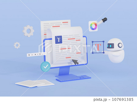 3DCG|自然言語で文章を自動で作成する文章生成AI・AIライター 3DCG|自然言語で文章を自動で作成する文章生成AI・AIライター 107691385