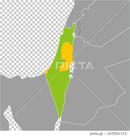 イスラエルとパレスチナ自治区の地図、エジプト、レバノン、シリア、ヨルダン、サウジアラビア イスラエルとパレスチナ自治区の地図、エジプト、レバノン、シリア、ヨルダン、サウジアラビア 107692133
