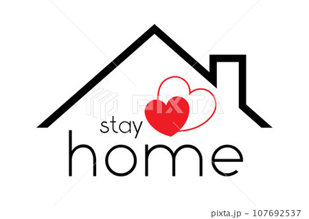 Stay home icon Stay home icon 107692537