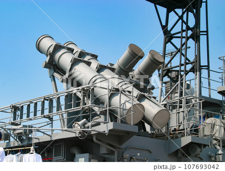海上自衛隊の護衛艦に搭載された対艦ミサイル 海上自衛隊の護衛艦に搭載された対艦ミサイル 107693042