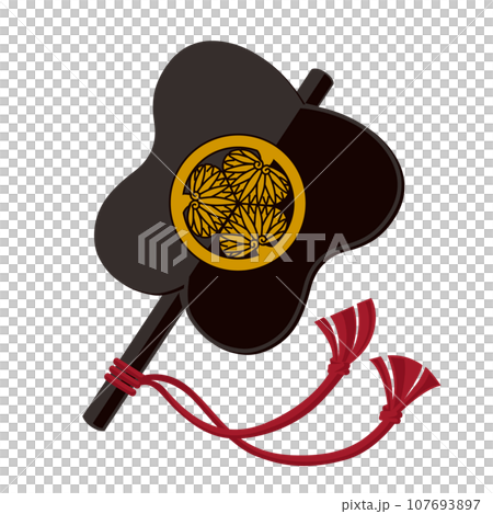 軍配 徳川 イラスト 軍配 徳川 イラスト 107693897