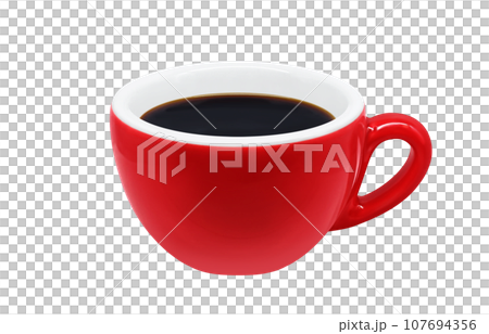 咖啡飲料插畫真實 107694356