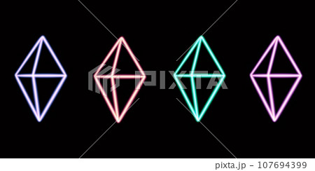 Neon Finance Set, Cryptocurrency, Ethereum. glowing desktop icon, neon sticker, neon figure, glowing figure, neon geometrical figures Neon Finance Set, Cryptocurrency, Ethereum. glowing desktop icon, neon sticker, neon figure, glowing figure, neon geometrical figures 107694399
