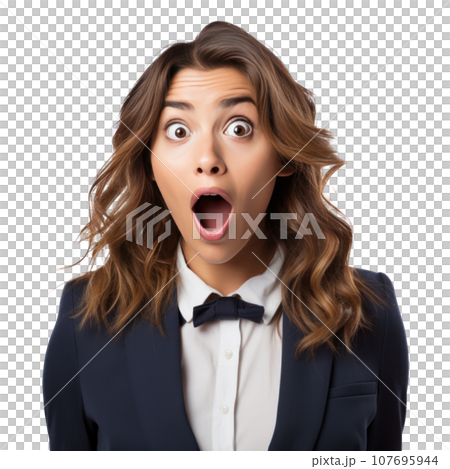 Excited and Surprised Young Manager 107695944