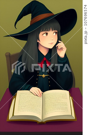 witch in a hat 107696574
