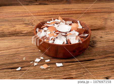 Broken Egg Shell, Crushed Eggshell, Calcium Supplement, Cracked Eggshells, Compost Ingredient Broken Egg Shell, Crushed Eggshell, Calcium Supplement, Cracked Eggshells, Compost Ingredient 107697158