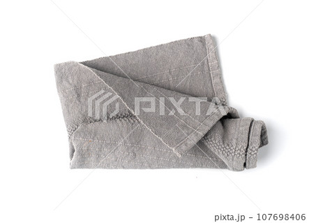 Grey Linen Napkin Cloth, Vintage Folded Tablecloth, Natural Eco Textile, Linen Napkin Grey Linen Napkin Cloth, Vintage Folded Tablecloth, Natural Eco Textile, Linen Napkin 107698406