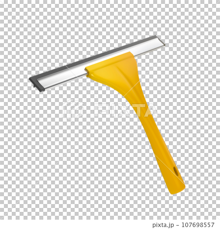 Window squeegee with yellow handle 107698557