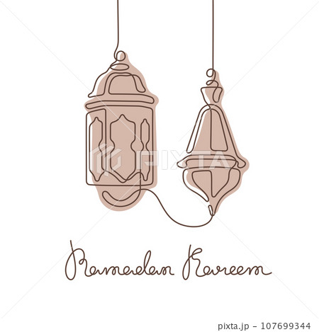 Ramadan Kareem postcard Ramadan Kareem postcard 107699344