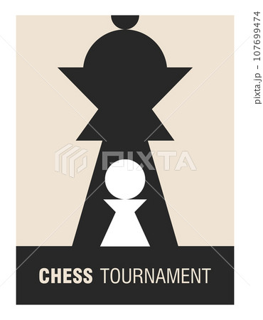Chess tournament announcement poster Chess tournament announcement poster 107699474