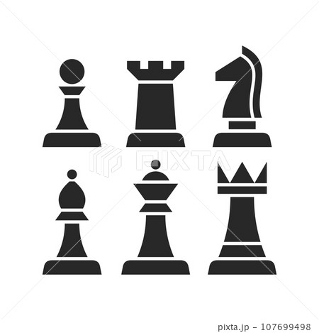 Chess pieces set vector illustration 107699498