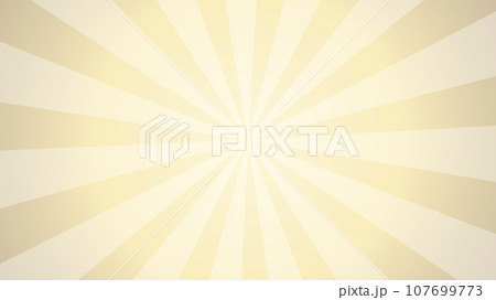 金色に輝くシンプルな集中線の背景イラスト素材【16:9】 金色に輝くシンプルな集中線の背景イラスト素材【16:9】 107699773