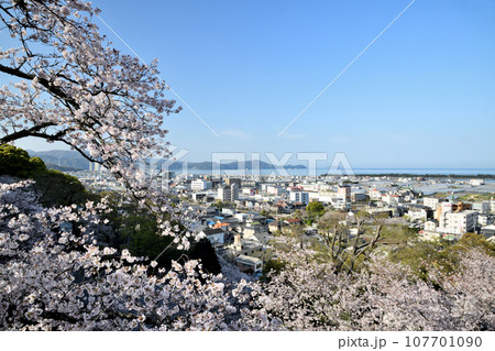 紀三井寺(和歌浦方面を望む)　【和歌山県和歌山市】 107701090
