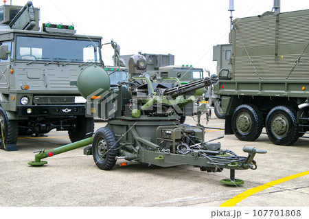 展示される航空自衛隊の対空機関砲 VADS1改 107701808