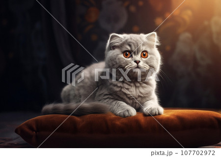 高貴なスコティッシュフォールド 107702972