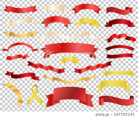 Ribbon set - Stock Illustration [107703145] - PIXTA