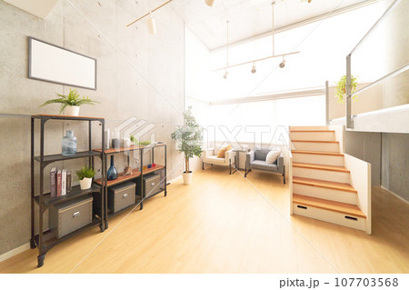 メゾネットタイプのお洒落なデザイナーズマンション インテリア イメージ メゾネットタイプのお洒落なデザイナーズマンション インテリア イメージ 107703568