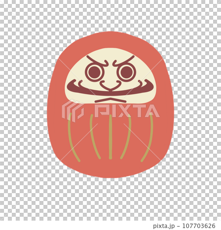 一個簡單的達摩的插圖 107703626