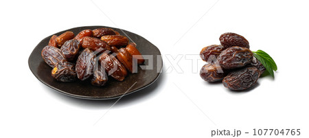Big Dates Isolated. Date Palm Fruits 107704765
