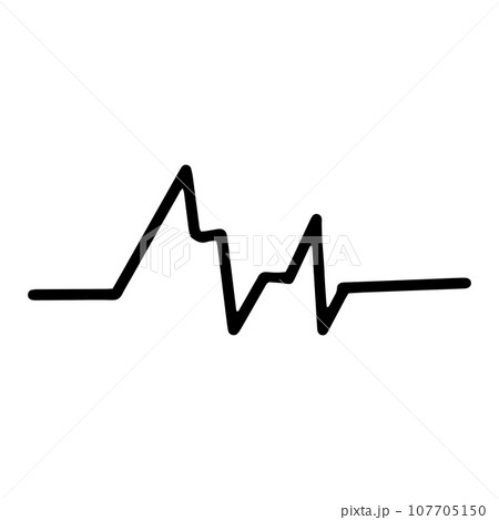 art design health medical heartbeat pulse 107705150