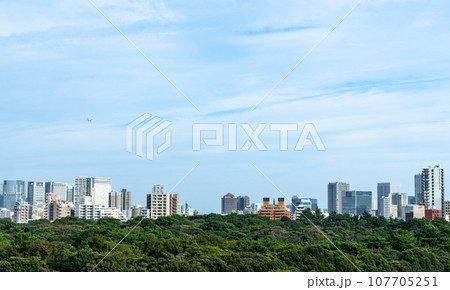 風景 空 都会 風景 空 都会 107705251