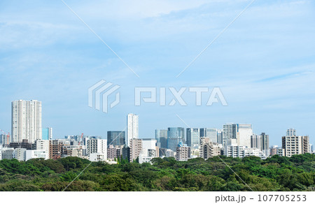 風景 空 都会 風景 空 都会 107705253
