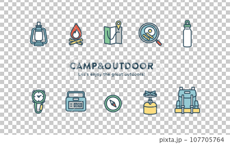 Camp icon 107705764