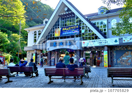 東京都 高尾山ケーブルカー清滝駅付近の風景 東京都 高尾山ケーブルカー清滝駅付近の風景 107705829