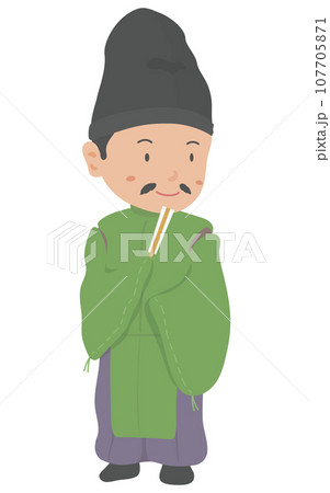 平安時代の貴族　狩衣 107705871