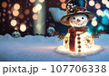 クリスマスの夜 雪だるまとイルミネーション【AI生成画像】 クリスマスの夜 雪だるまとイルミネーション【AI生成画像】 107706338