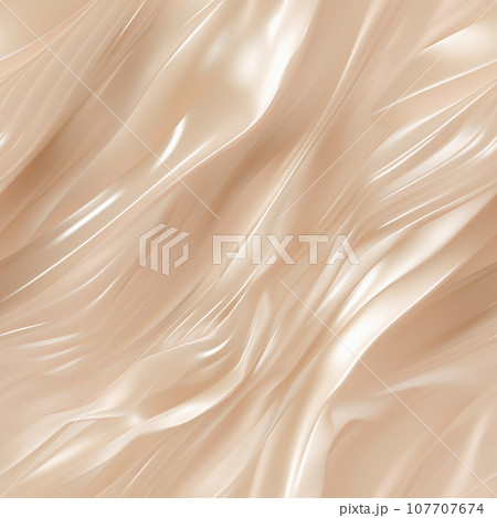 Gold silk background seamless pattern.Beige fabric background pattern. 107707674