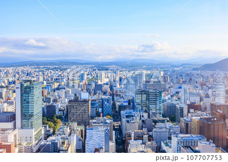 JRタワー展望室タワー・スリーエイトからの札幌の景色 JRタワー展望室タワー・スリーエイトからの札幌の景色 107707753